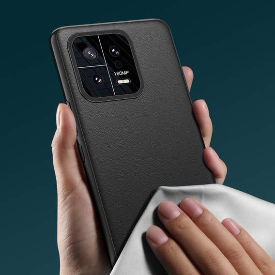 Kožené puzdro pre Xiaomi 13, leather hybrid, čierne