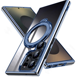 Magnetické puzdro pre Samsung Galaxy S25 Ultra, pre MagSafe, modré