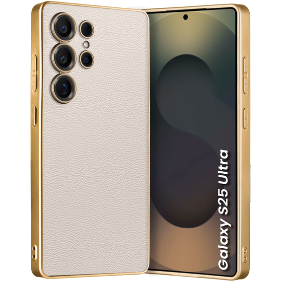 Puzdro pre Samsung Galaxy S25 Ultra, GKK Leather, titánovo šedá