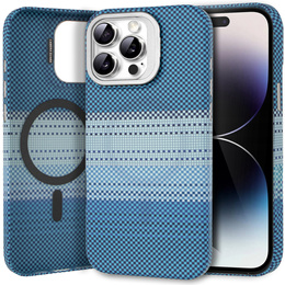 Puzdro pre iPhone 14 Pro Max, Frame Kickstand, pre MagSafe, Moon Blue