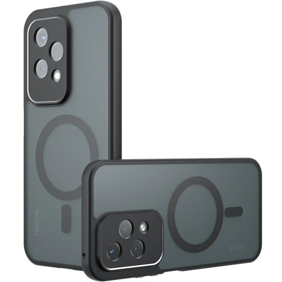 Puzdro pre Honor 200 Lite, Fusion Hybrid, pre MagSafe, čierne