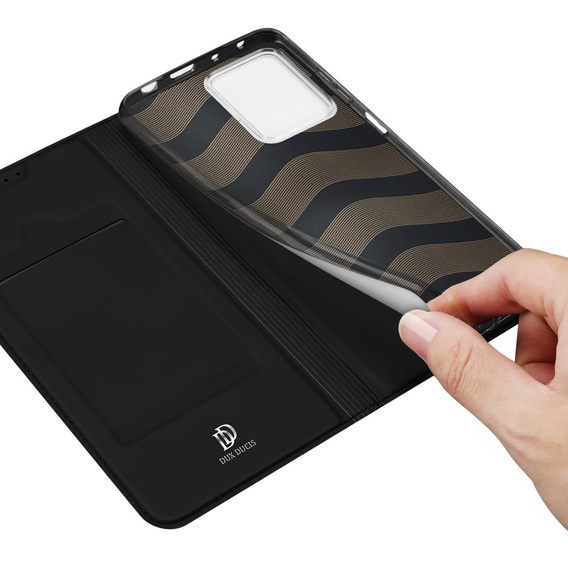 Dux Ducis Obal na mobil pre Xiaomi Redmi Note 12 Pro+ 5G, Skinpro, čierne