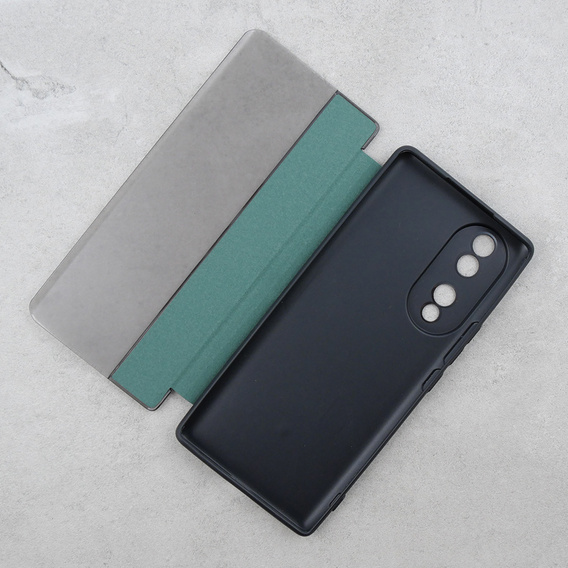 Flipové puzdro pre Honor 70 5G, Side View, zelený
