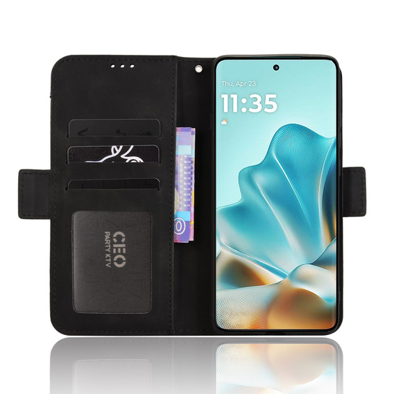 Klapkové puzdro pre Motorola Edge 60 / 60 Fusion, Card Slot, čierne