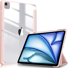Puzdro pre Apple iPad Air 11" 6 gen. 2024 (A2902, Smartcase Hybrid, so slotom na stylus, ružové