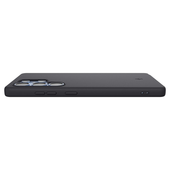 Spigen puzdro pre Samsung Galaxy S25 Ultra, Silicone Fit Mag, čierne + tvrdené sklo