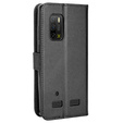 Klapkové puzdro pre Ulefone Armor X10 / X10 Pro, Wallet Smart Magnet Case, čierne