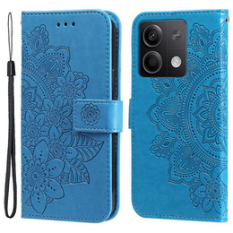 Klapkové puzdro pre Xiaomi Redmi Note 13 5G, Mandala, modré