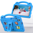 Detské puzdro pre Samsung Galaxy Tab A7 Lite 8.7 T220/T225, Cute Patterns, so stojanom, modré