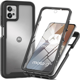 Puzdro pre Motorola Moto G32, Shockproof, s fóliou, čierne
