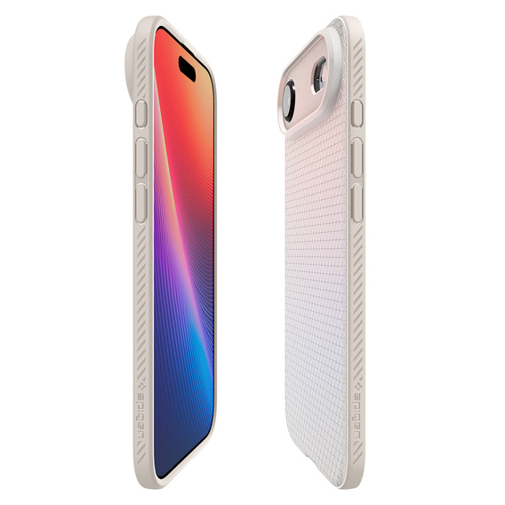 Puzdro Spigen Liquid Air pre iPhone Air, prírodný titán