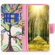 Klapkové puzdro pre Xiaomi 13 Lite, Wallet, tree of life, biele