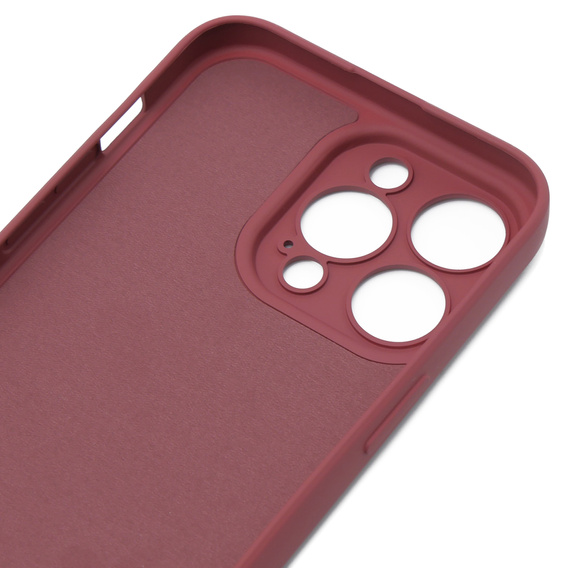 Obal na mobil pre iPhone 15 Pro, Silicone Lite, červené