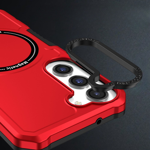 Obal na mobil pre Samsung Galaxy S23 Plus, Protective MagSafe, červené