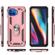 Pancierované obal na mobil pre Motorola Moto G 5G Plus, Nox Case Ring, ružové rose gold