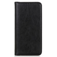 Flipové puzdro pre Honor 200 Pro 5G, Split Leather, čierne