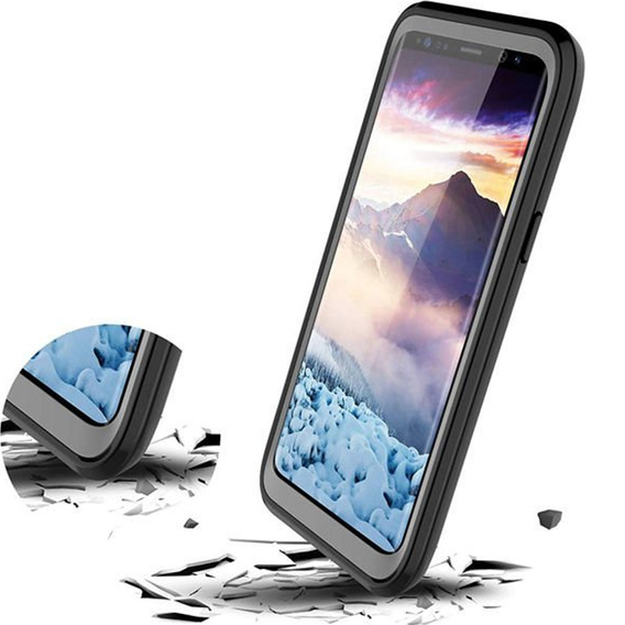 Puzdro pre Samsung Galaxy S9+ Plus, Shockproof, s fóliou, modré