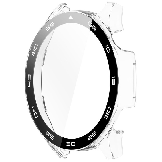 Puzdro 2v1 + tvrdené sklo pre Huawei Watch GT 5 46mm, priehľadné