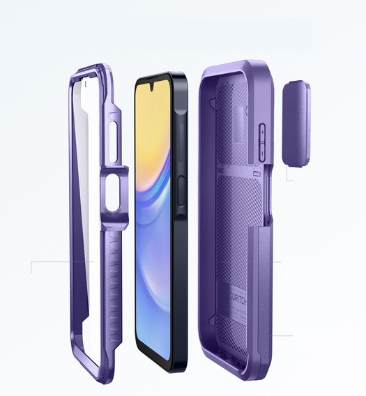 Obal na mobil pre Samsung Galaxy A15 5G, Suritch Basic, fialové