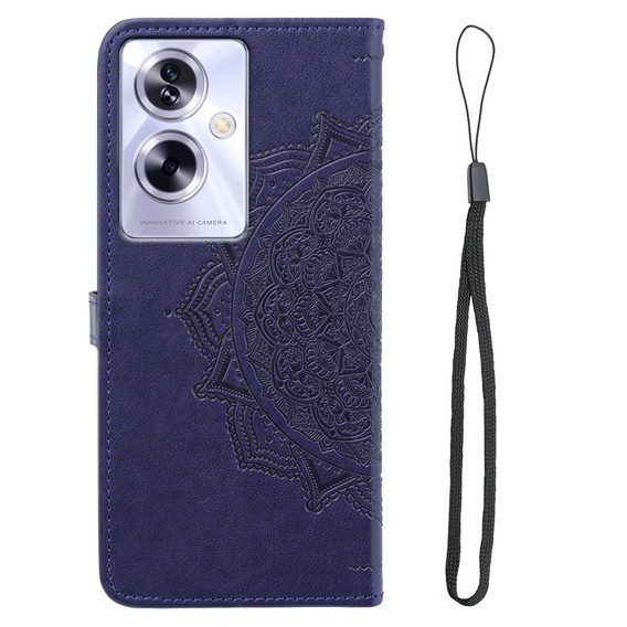 Klapkové puzdro pre Oppo A79 5G, Mandala, fialové