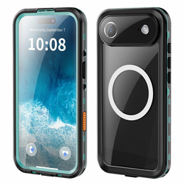 Puzdro pre iPhone Air, vodotesné IP68, SHELLBOX MagSafe, čierne