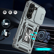 Obal na mobil pre Samsung Galaxy Z Fold6 5G, CamShield Slide, strieborné
