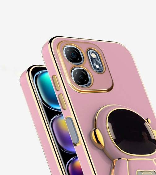 Obal na mobil pre Infinix Hot 50i 4G, Astronaut, fialové