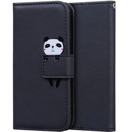 Klapkové puzdro pre Xiaomi Redmi Note 8 Pro, Wallet Panda, čierne