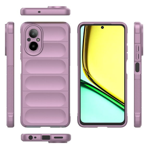Obal na mobil pre Realme C67, Gaming Shockproof, fialové