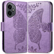 Klapkové puzdro pre Honor 400 5G, Butterfly, fialové