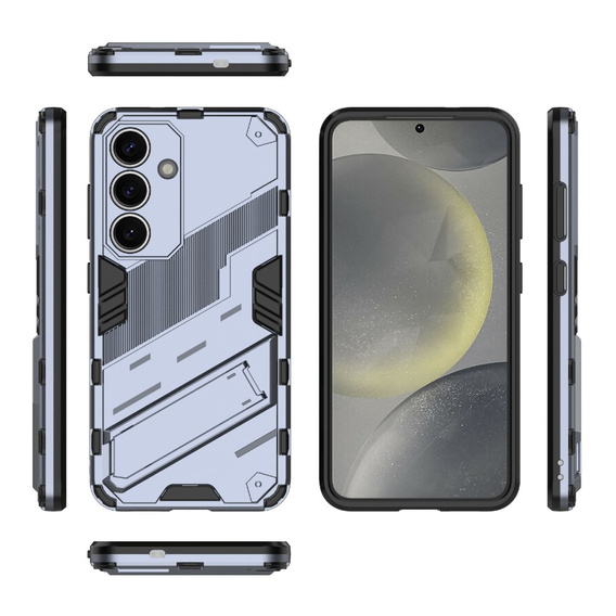 Puzdro pre Samsung Galaxy A36 5G, Military kickstand, tmavomodré