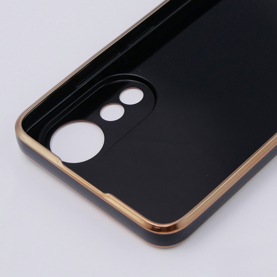 Puzdro pre Oppo A78 4G, Glamour CamShield, čierne