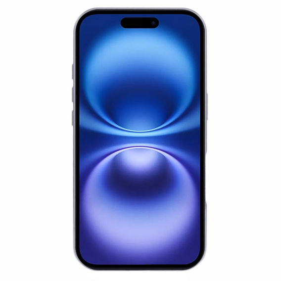 Puzdro pre iPhone 16, Magnetic Dual Glass, strieborné