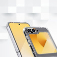 Obal na mobil pre Samsung Galaxy Z Flip7 FE / Z Flip6, Fusion Hybrid, priehľadné