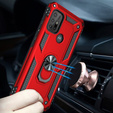 Pancierované obal na mobil pre Motorola Moto G10/G30, Nox Case Ring, červené