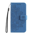 Klapkové puzdro pre Samsung Galaxy A13 4G, Mandala Flower, modré