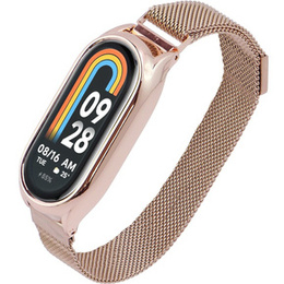 Oceľový milánsky náramok pre Xiaomi Smart Band 10 / 9 / 8