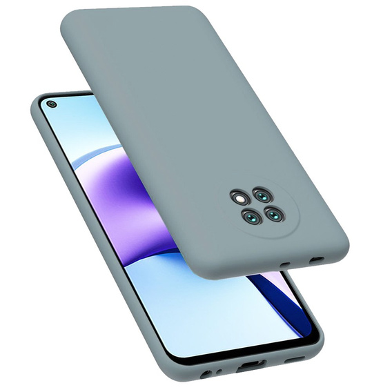 Obal na mobil pre Xiaomi Redmi Note 9T 5G, Silicone Lite, levanduľovo šedé
