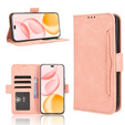 Klapkové puzdro pre Honor 400 Pro 5G, Card Slot, ružové