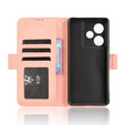 Klapkové puzdro pre Realme GT 7 / 7T, Card Slot, ružové