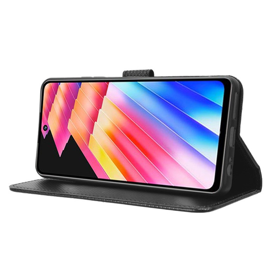 Klapkové puzdro pre Infinix Hot 30, Wallet Smart Magnet, čierne