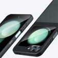 Obal na mobil pre Samsung Galaxy Z Flip7 FE / Z Flip6, Fusion Hybrid, čierne