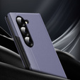 Flipové puzdro pre Samsung Z Fold5 5G, Smart View Wallet, levanduľové