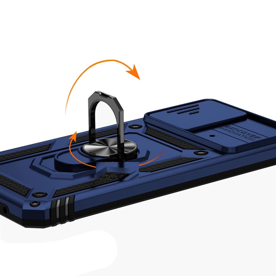 Obal na mobil pre Xiaomi Poco X4 Pro 5G, CamShield Slide, modré