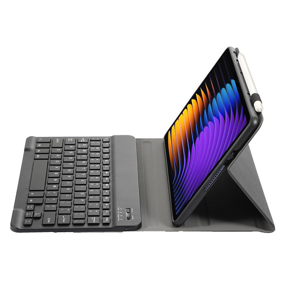 Puzdro s bluetooth klávesnicou pre Xiaomi Pad 7 / 7 Pro, čierne