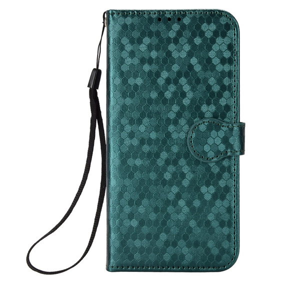 Flipové puzdro pre Oppo A5 Pro 5G, Wallet Rhombus, zelený