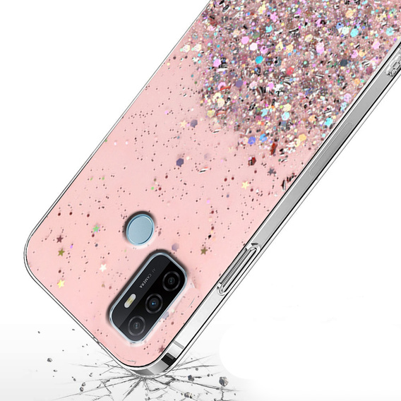 Obal na mobil pre Oppo A53 2020, Glittery, ružové