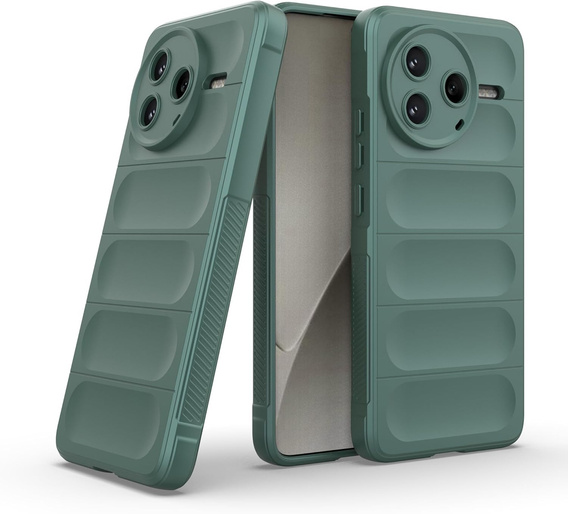 Obal na mobil pre Xiaomi Poco F7 Pro, Gaming Shockproof, zelený