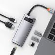 Kovová dokovacia stanica Metal Gleam Series 6 v 1 pre zariadenia USB-C