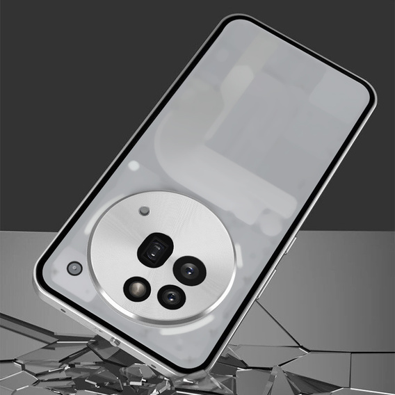 Puzdro pre Nothing Phone 3a Pro, Frame Case, strieborné